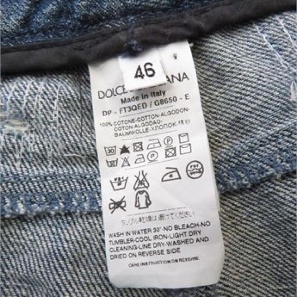 ⚜️$1,295 Retail Dolce & Gabbana Leopard Print Distressed Jeans⚜️ - Picture 10 of 16